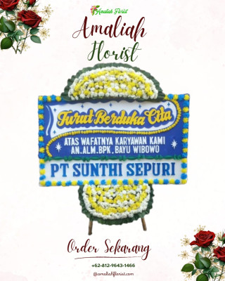 Papan Bunga Duka di Padang